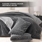 Smoofy Fluffy Queen Comforter Set 3 Pieces - Image 3