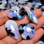 Natural Loose Gemstone 5 Piece Cabochons Lot Jewelry Making Loose Gemstone - Image 2