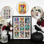 Rngmsi 20 Sheets Skull Gothic UV DTF Cup Wrap Cold UV DTF Transfer Stickers | - Image 5