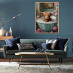 Highland Cow Stamped Cross Stitch Kits - Image 2