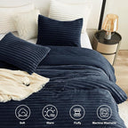 CozyLux Fluffy Queen Comforter Set - Image 2