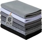HaoFeiJH 6 Rolls 8"x20" Soft Felt Fabric Sheets, 1.6mm Thick, and Projects by HaoFeiJH