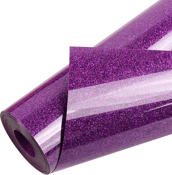 Glitter HTV Heat Transfer Vinyl, Sparkle HTV Compatible by Unknown