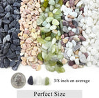FANTIAN 5lbs Black Pea Gravel, 3/8 Inch Decorative Pebbles Succulent Rocks - Image 2