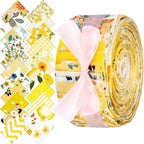 Kingdder Jelly Fabric Quilting Strips, Patchwork Roll 2.55 Inch Roll up Cotton by Kingdder