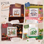 13 Pcs Fall Interchangeable Monthly Diamond Art Kits - Image 4
