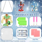 Cinnvoice 12 Pcs Summer Seasonal Diamond Art Hanging Ornament Kit - Image 3