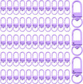 KJML DIY Keychain clip 60pcs Swivel Snap Lobster Claw Keychain Clasps Lanyard by KJMLDIY
