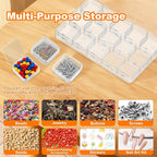 Bead Organizer Box, 2 Pack 30 Pcs Clear Plastic Storage Containers Features - Image 6