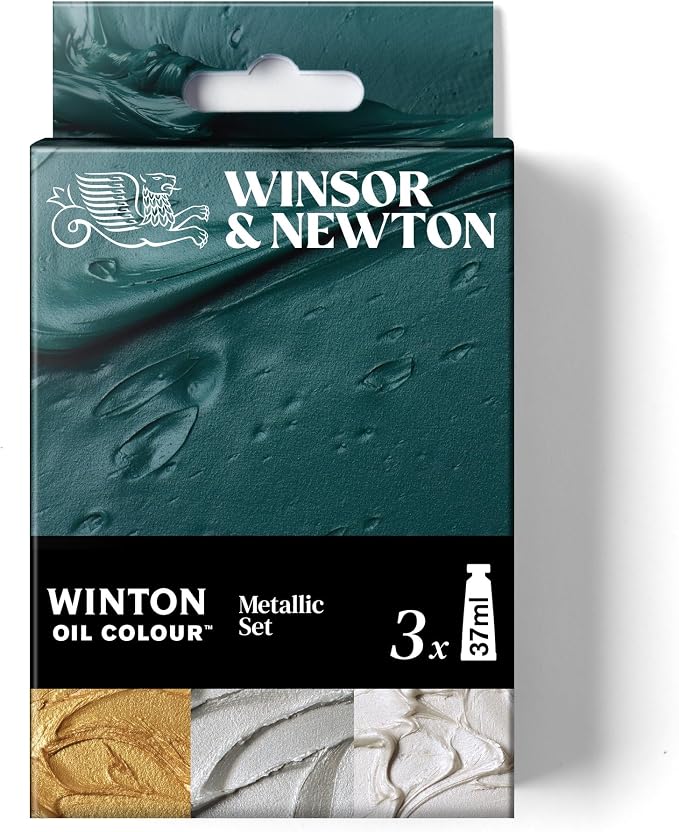 Winsor & Newton Winton Oil Color Paint Set, 3 x 37ml Tubes by WinsorNewton