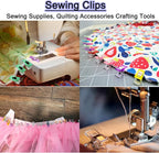 50 PCS Large Sewing Clips, 7 Bright Colors Multipurpose Quilt Clips Craft Tools - Image 4