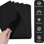 20PCS Black Felt Fabric Sheets - Image 3