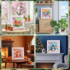 Trandraft 13 Pcs Animal Interchangeable Seasonal Diamond Art Kits - Image 5