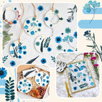 Fabbay 200 Pcs Dried Pressed Flowers Real Dry Natural Flower Leaf Dried Flowers - Image 6
