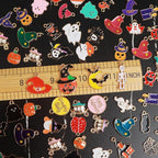 352 Pcs Assorted Charms for Jewelry Making, Mixed Enamel KC Gold Alloy Letter - Image 2