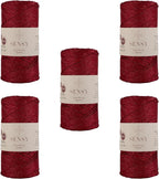 5 Skeins of Sensy Premium 2mm 251 Yards Sparkle Polyester Rope 90% by SSENSY