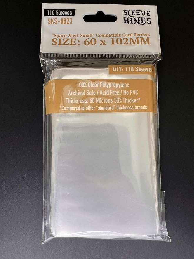 Sleeve Kings Space Alert Compatible Sleeves 60 X 102 mm - Image 3