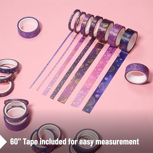 Mr. Pen- Washi Tape Set, 21 Rolls, 5.5 Yards/Roll | Washi Tape - Image 6
