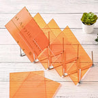Lesnlok Orange Acrylic Sheets 1/8 inch Thick 3mm 2 Pack 16 x 20 Clear - Image 4