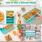 1/2 Cup Silicone Freezer Molds - Image 5