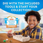 National Geographic Gemstone Dig Kit – Dig Up 10 Real Gemstones and Crystals - Image 4
