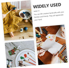 10Pcs Unfinished Wood Bowknot Craft Supplies Natural DIY Shapes - Image 7