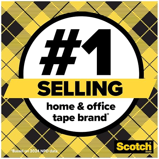 Scotch Double Sided Tape, 0.50 in. x 1296 in., 2 Tape Refill Rolls | Office and - Image 3