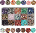 1500Pcs Natural Chip Stone Beads 5-8mm Crystal Bracelet Jewelry Making Kit | by GorgGorho