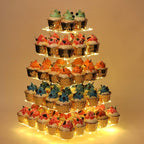 YestBuy 5 Tier Cupcake Stand for 60 Cupcakes, Birthdays and Dessert Tables by YestBuy