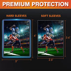 1000 Card Sleeves, Hard Plastic Card Protectors - Image 2