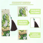 Dragon Diamond Art Bookmarks Kit: 8 Pcs Diamond Painting Bookmark - Image 4
