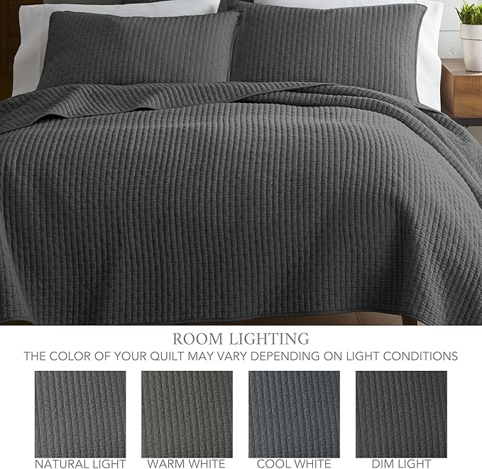 Levtex Home Cross Stitch Reversible Full Bedspread Set - Image 4