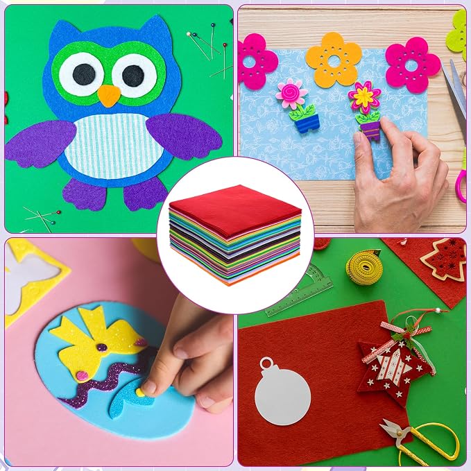 120 Pcs 12 x 12 Inch Felt Sheets - Image 4