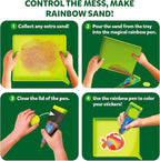 Skillmatics Sand Art Activity – Mess-Controlled DIY Animal Craft Kit | Creative - Image 5