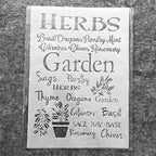 TIAMECH A4 Reusable Herbs Garden Stencil - Image 6