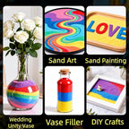 Emineyo Colored Sand, Craft Sand, Premium Fine Grained Color Sand - Image 8