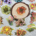 50Pcs Flower Stickers for Scrapbooking Journaling Junk Journal Scrapbook by Unknown