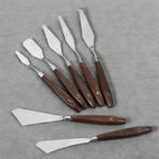 7Pcs Spatula Palette Knife Painting Knife Set Stainless Steel Drawing Scraper - Image 5