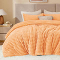 BEDELITE Fleece California King Comforter Set -Super Soft & Warm Fluffy Coral by BEDELITE