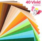 Reginary 120 Pcs 8 x 12 Inch & 8 x 35 Inch Felt Sheets Bulk - Image 5