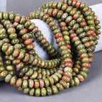 ICAI Beads 5x8mm Natural Stone Beads Rondelle Spacer Loose Beads - Image 5