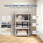 SAILUN 87Gal/348Qt Stackable Storage Bins Folding Collapsible Storage Bins - Image 5