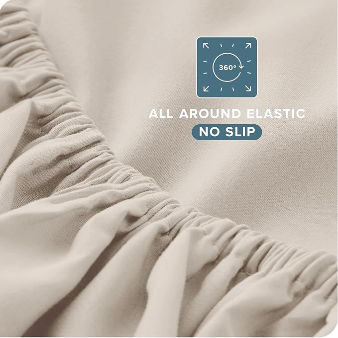 Bare Home Split Head Flex King Sheet Set - Image 7