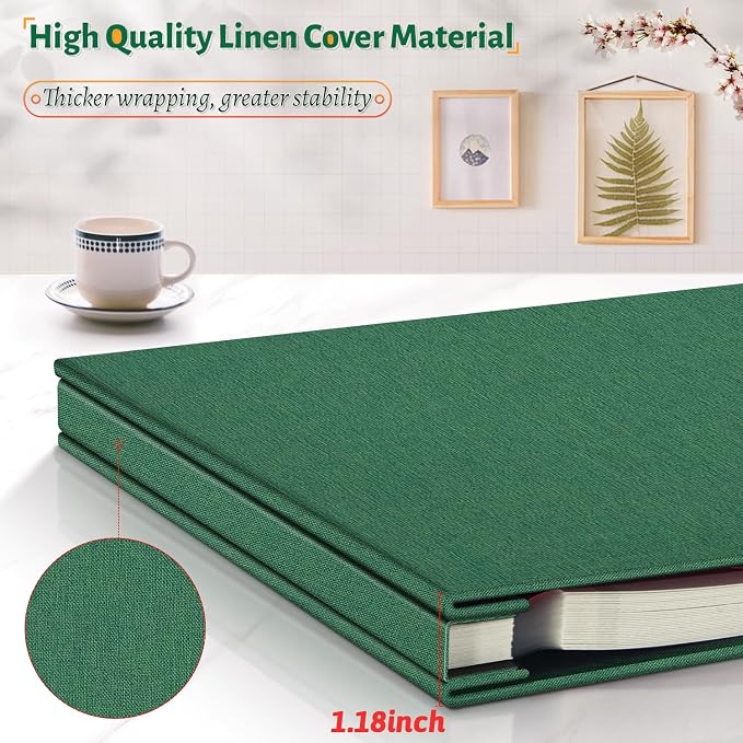Artfeel Photo Album Self Adhesive Scrapbook, 60 Pages Large Photo Book - Image 5