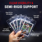 Ultra PRO Semi Rigid 1/2" Lip Tall Sleeves 200ct - Image 3