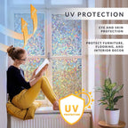 Mosaic Rainbow Light Effects Window Privacy Film by Artscape - Image 8