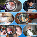 30X 10X Magnifying Glass with Light and Stand, 72 LED 3 Color Modes Stepless - Image 8