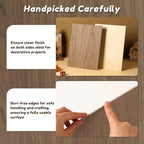 9 Pack Walnut Wood Plywood Sheets, Smooth Surface, Uniform Thickness, No Burrs - Image 7