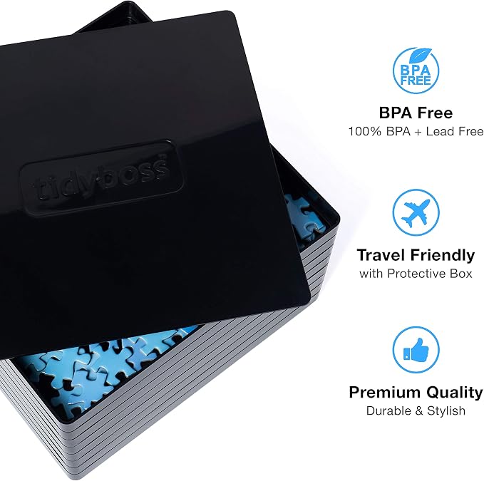 8 Puzzle Sorting Trays with Lid 8" x 8" - Image 3