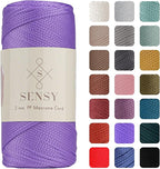 Sensy Premium 2mm 251 Yards Polyester Rope 100% Polypropylene Cord Macrame Cord by SSENSY